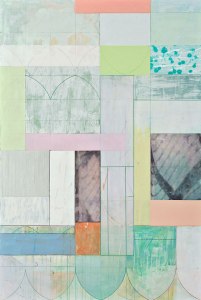 Counterpoint, 2011, Acrylic & mixed media on panel, 36 x 24 inches