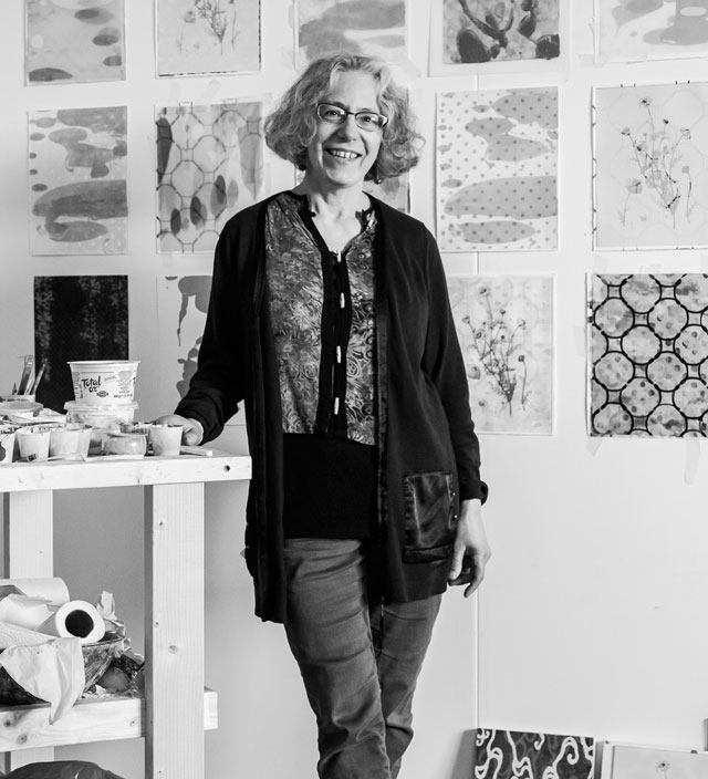 Anne Krinsky in studio