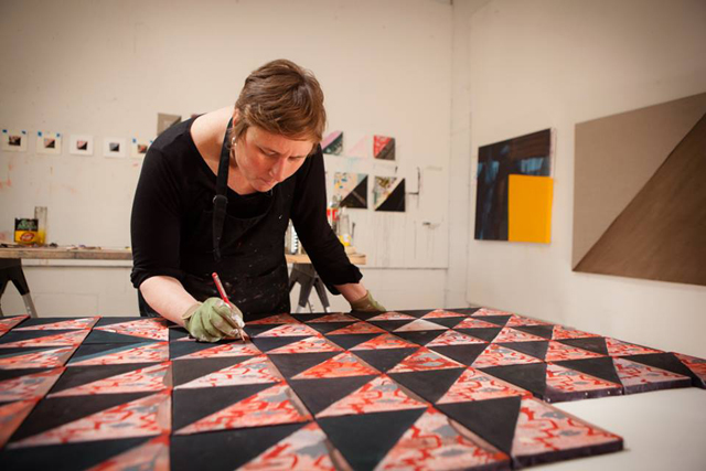 Holland in the studio