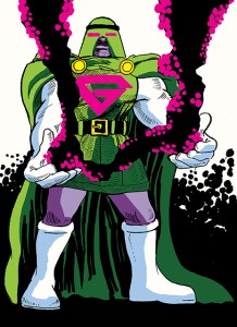 Ghoom: The Cosmic Wizard Digitally Manipulated Ink Drawing 22in x16in 2015