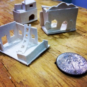 Title: Tiny houses  Medium: Porcelain  Size: Each house, various size range: ¾ inch- 2/4 inch  Year: 2014 