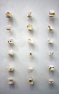Title: ‘Observations of Systems’ Medium: Porcelain, pins Size: Height: 10 inches x Width: 8 inches Year: 2013 
