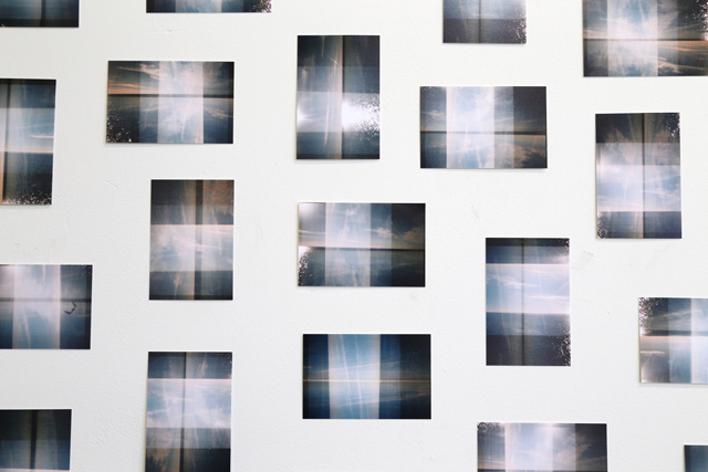 Installation Detail of "70 Horizons," 2015