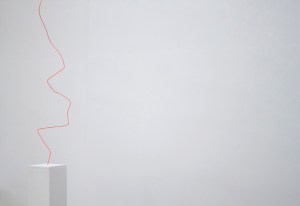 Jump 2013 Steel, fluorescent paint 6 x 6 x 1850mm