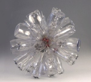 Bottle Jewel, plastic bottles, 24" diameter, 2012