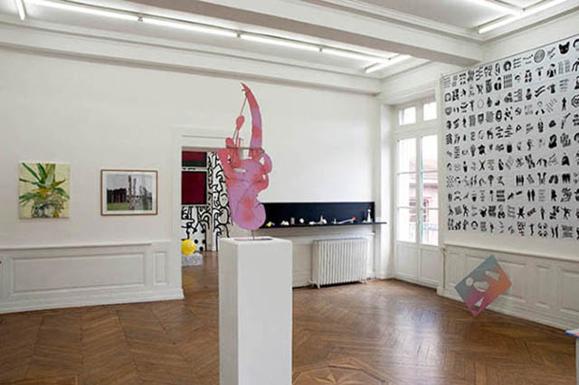 Panaché, collective exhibition curated by Broadcast Posters at the gallery l'Attrape-couleurs, Lyon, France, 2014 / with Fredrik Åkum, Emmanuelle Coqueray, Grégory Cuquel, Dina Kelberman, Magali Lefebvre, Emmanuelle Ly, Guillaume Perez, Amandine Rué, THTF and Bruno Zhu - photo©Gilles Bernasconi 