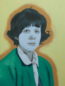 Title: Untitled (The Librarian) Medium: Mixed media painting Date: 2015 Dimensions: 24"x18"