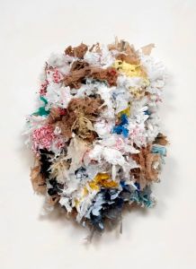 Unitled PB 3, 2014, Plastic Bags, 27” x 36” x 9”