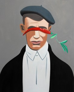 Gudari, 2014 - Oil on canvas, 100 x 81 cm