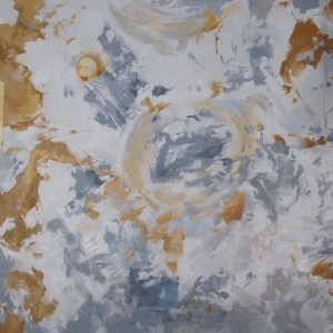 Erosion, 2015, oil on canvas, 32” x 32”