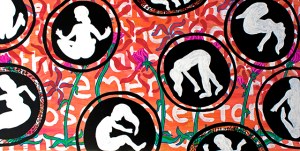 An Integrated Domesticity: Acrylic on Wood, 2'x4', 2015