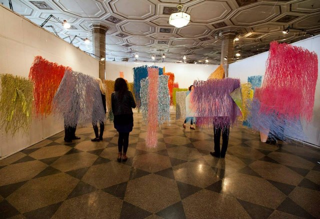 "Low Hanging Fruit" Mixed media, approximately 400 sq ft. 2015