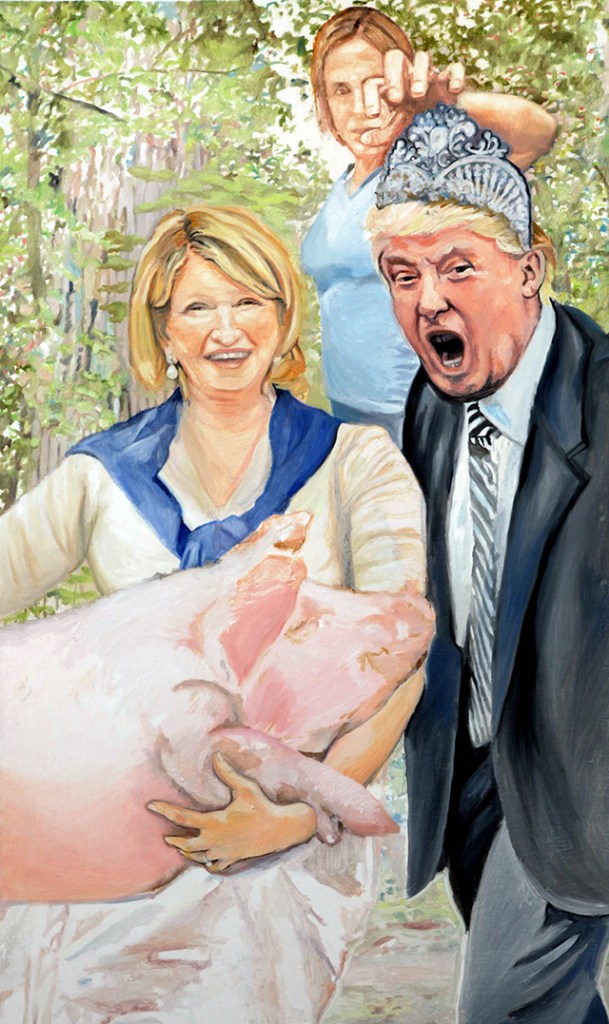 “Allegory of War,” oil on canvas, 3 ft. x 5 ft., 2015