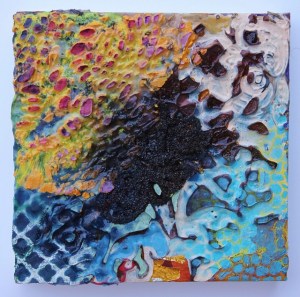 "Roe", Mixed media, 8'' x 8'', 2015