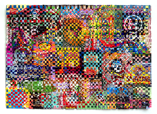 Family Ties, paper construct, 30x42in, 2014