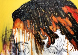 They Saw My Hair and Called Me Ignorant Before I Spoke Oil on Canvas 26 in x 36 in 2009 