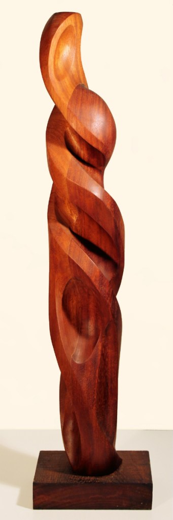 Chi-Iroko Wood, 9 x 7 x 38 inches, 2011