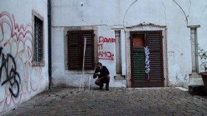 videostill paesaggio zoom in 3. osvaldo cibils and subtle parallelepiped. Trento, Italia. May 2015.