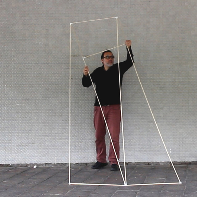 videostill (detail) paesaggio zoom in 3. osvaldo cibils and subtle parallelepiped. Trento, Italia. May 2015.