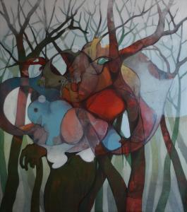 Homogeneity, Acrylic on canvas, 170x150cm, 2014