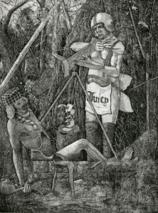 Victory Lap etching/engraving 9" x 12" 2015