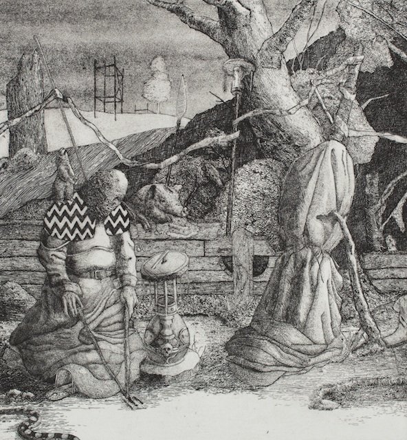 You're the doctor etching/engraving 10.5" x 11.25" 2014