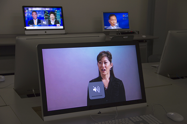 The Buffoon, the Quiet Servant, the Enemy; 16 channel video installation, 2014-15