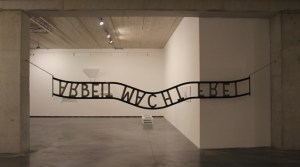 ARBEIT MACHT FREI, Steel, 5225 x 1250 x 50 Cm, 2012