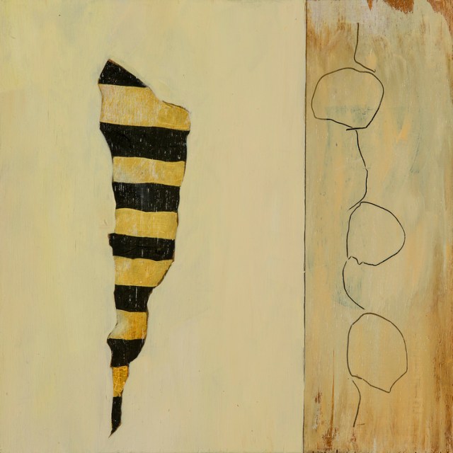 Easlen Series I acrylic in wood frame 12” x 12” 2014