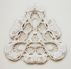 Metamorph,-mat-board-on-plexiglass,-33-x-33-x-2-in.,-2013