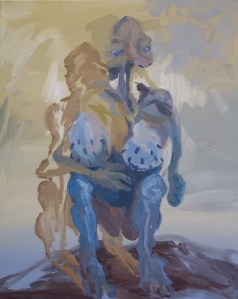 Weird Woman Standing Still IV (from the series Weird Women Standing Still) Oil on canvas 100x80 cm 2015