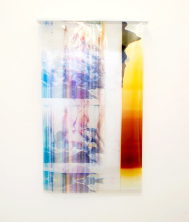 "Reduction" 36''x 60'', 2014 Inkjet printed transparencies, Aluminum framing
