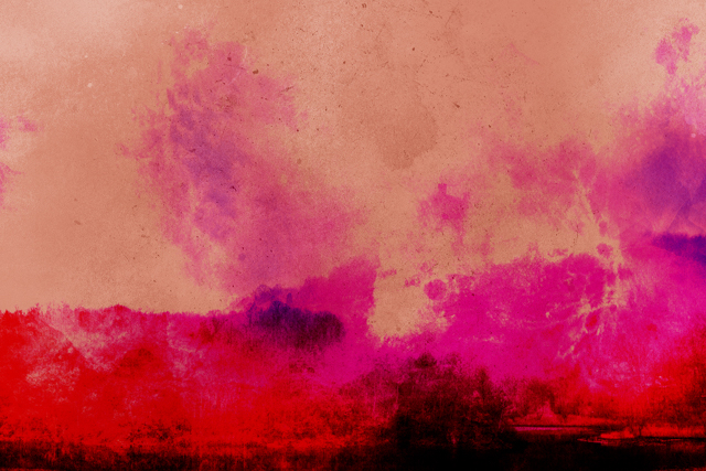 Fahrenheit #2 - Digital & Manipulated on Paper - 24 H x 36 W - 2015