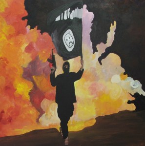 “Faith”. Acrylic on Canvas. Dec 2014 60cm x 60cm