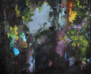 Lost in the Woods. oil on canvas. 53in x 65in. 2014. 