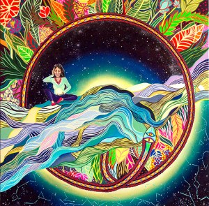 The words of the silence. Oil on canvas. 60 x 60 cm. 2015