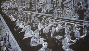 Standardization, Acrylic on Canvas, 48"X72", 2013