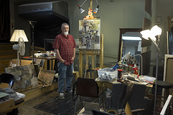 Bill Guffey, artist, Burnsville, KY.