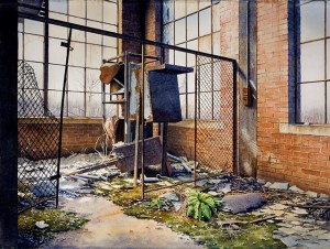 “Thy will be done.” Watercolor, 22x30”. 2014.