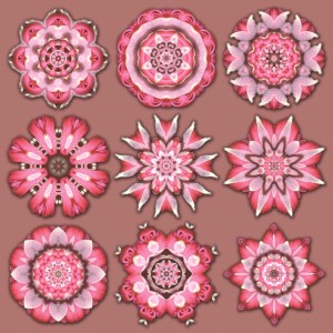 Love In The Fringes-Medallions Digital Art/Reimagined Photograph 36 x 36 inches 2014