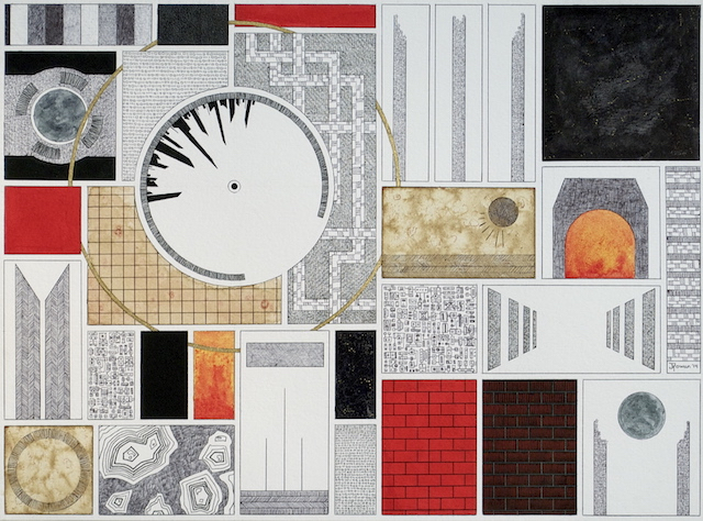 Nimrod’s Blueprint, ink and graphite on watercolor paper, 11”x15” 2015