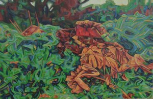 "Overgrowth" Oil on Linen 24" x 36" 2014