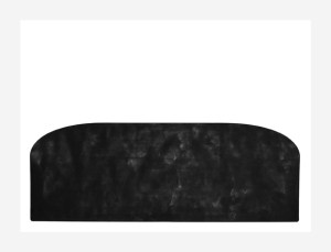 2013.042, burnished ink on Bark White paper ground, 19 " x 25 " 