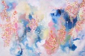 Hope Floats Acrylic and Pastel on Canvas 30" x 20" 2015