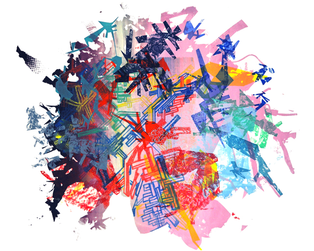 Second imprint, 2015 Silkscreen Print 38 x 50 in 