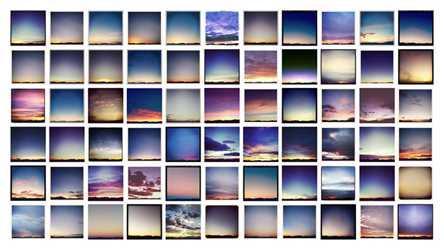 "Good Morning", series of Instagram sunrises made from my window, 2012-present