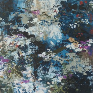 Indeterminate Permanence, oil on canvas, 16 x 16 inches, 2015