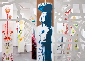 Fragmented Realities_mixed media installation_2015Hatheway