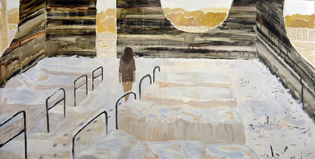 MLGS03E08 Room, Acrylic on Canvas, 36 x 72 inches, 2015